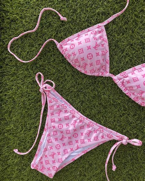 louis vuitton bathing suit pink|Louis Vuitton ombre swimsuit.